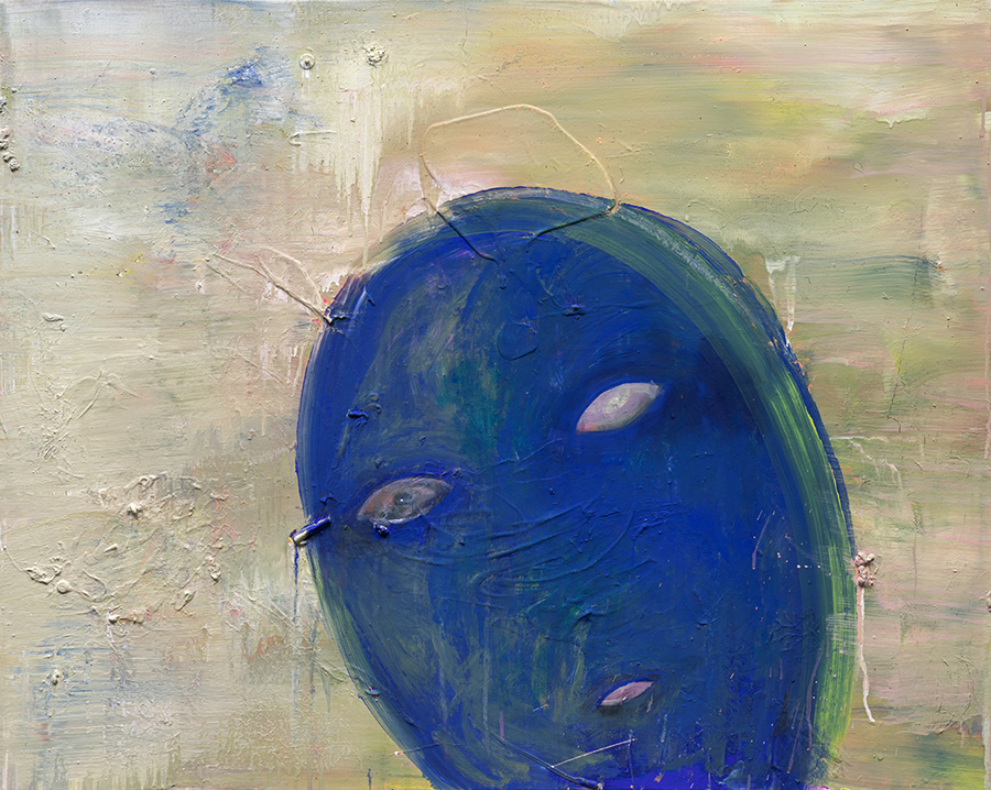6.900_서원미_파랑(Blue), oil &amp; acrylic &amp; spray on linen, 72.7x91cm, 2021.jpg