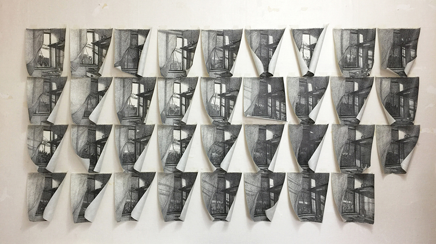 900_03 서른다섯 날 그날의 기억_2018_종이에 펜_ 94.8×180.8cm 35점(장당 23.7×21.2cm) 01.jpg