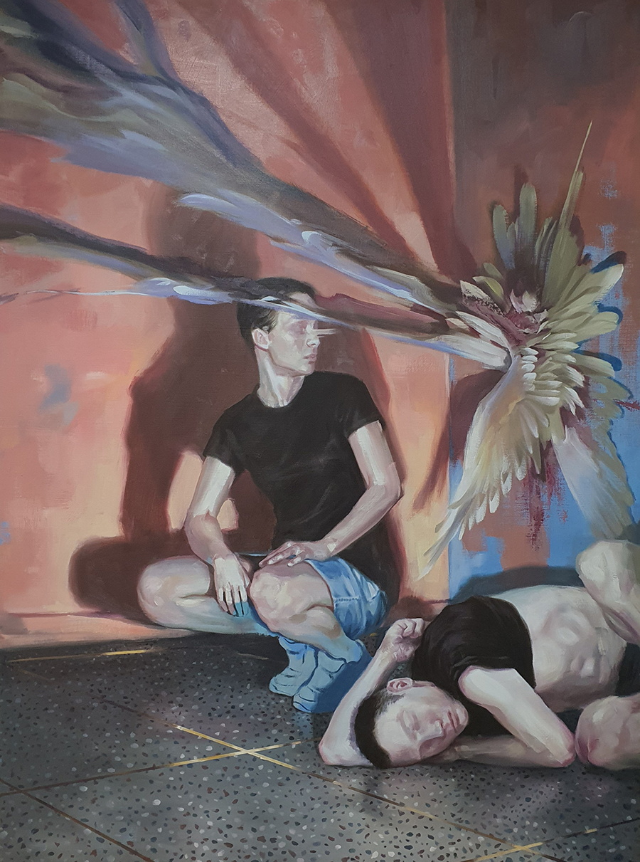 900_버드스트라이크-3,2026. Acrylic and oil on canvas, 130.3×197cm.jpg