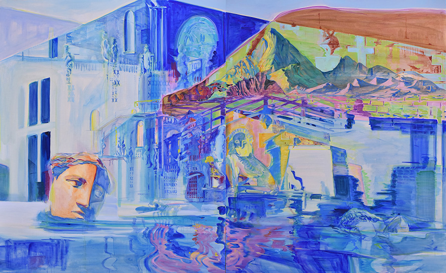 900_가라앉는도시_162.2x260.6cm_oil on canvas_2025.jpg