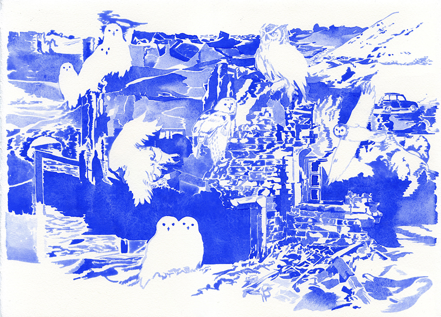 900_잔해속에서_30x40cm_watercolor on paper_2026.jpg