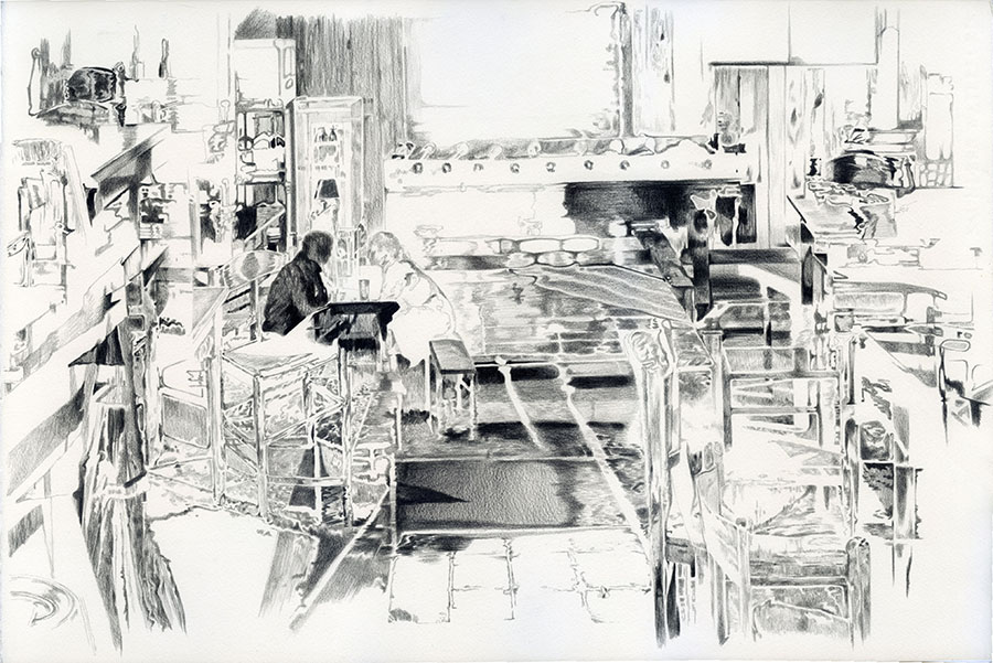 900_마주보기_57x38cm_pencil on paper_2025.jpg