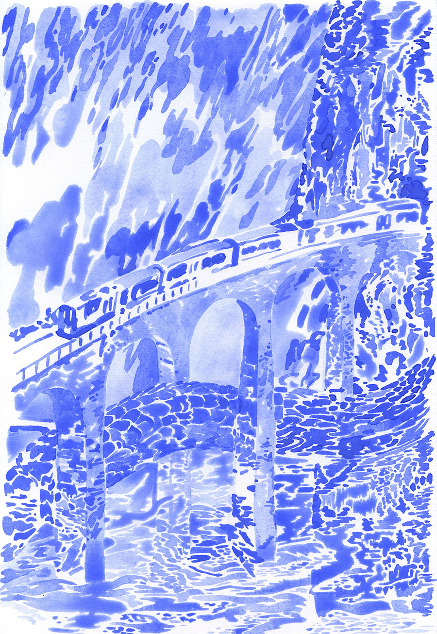 900_기차여행_30x20cm_watercolor on paper_2024.jpg
