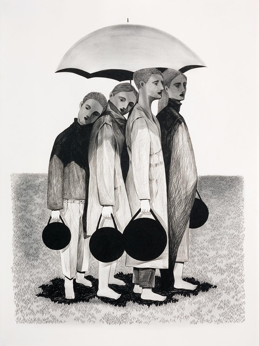 900_2.&lt,가족&amp;gt,,76.2cmx56.0cm, 판화지 위에 연필, 2019,130.jpg
